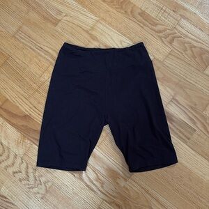 Black bike shorts